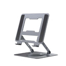 Suporte em alumínio para laptop - iStand, ajuste ergonômico e design moderno para conforto no trabalho.