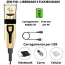 Aparador de Pelos Profissional sem Fio para Pet - Site compre mais