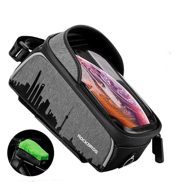 Bolsa Ciclismo Impermeável Porta Celular com Touch Screen RockBros - Site compre mais