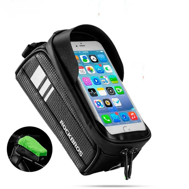 Bolsa Ciclismo Impermeável Porta Celular com Touch Screen RockBros - Site compre mais