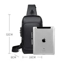 Bolsa de Ombro Antifurto com Carregamento USB - Site compre mais