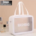 Bolsa de Viagem Portátil Feminina WasBag™ : Elegância Transparente e Proteç - Site compre mais