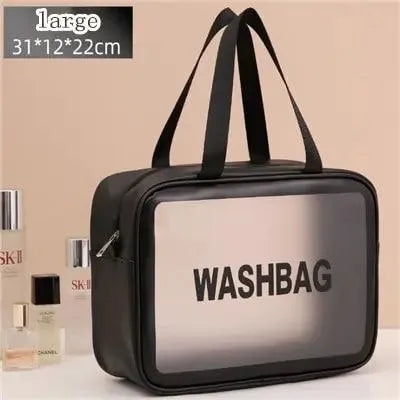 Bolsa de Viagem Portátil Feminina WasBag™ : Elegância Transparente e Proteç - Site compre mais