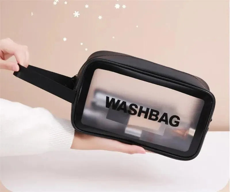 Bolsa de Viagem Portátil Feminina WasBag™ : Elegância Transparente e Proteç - Site compre mais