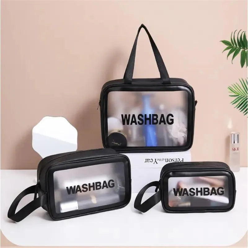 Bolsa de Viagem Portátil Feminina WasBag™ : Elegância Transparente e Proteç - Site compre mais