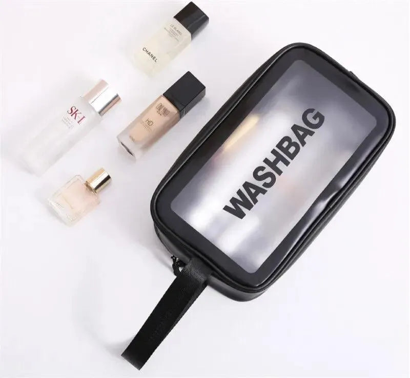 Bolsa de Viagem Portátil Feminina WasBag™ : Elegância Transparente e Proteç - Site compre mais