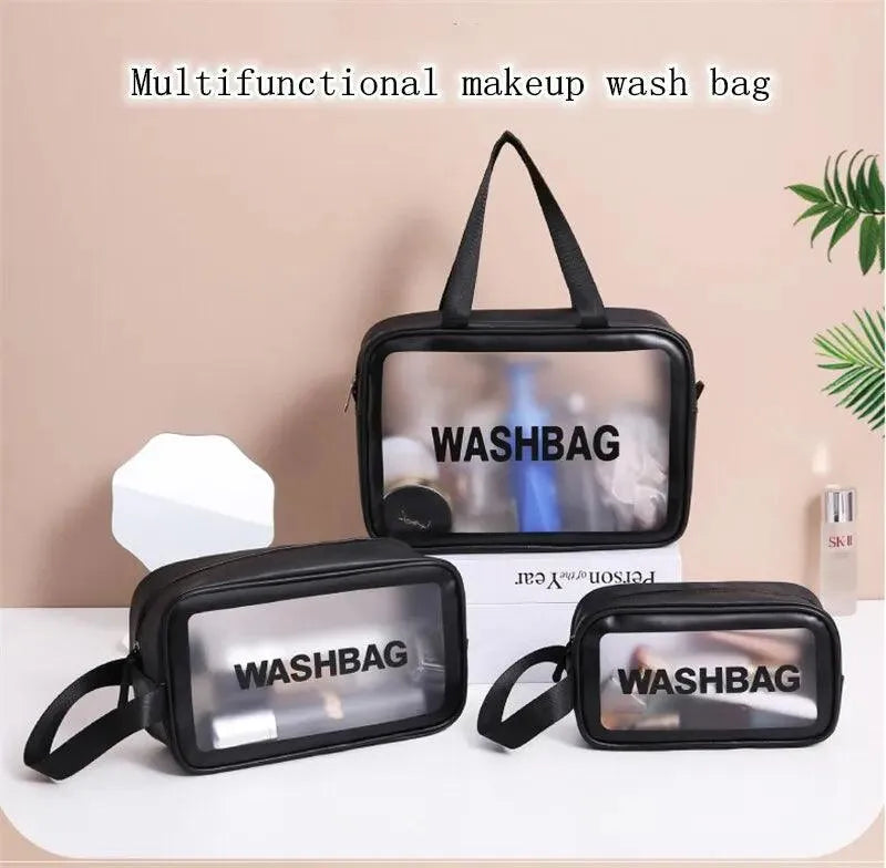 Bolsa de Viagem Portátil Feminina WasBag™ : Elegância Transparente e Proteç - Site compre mais