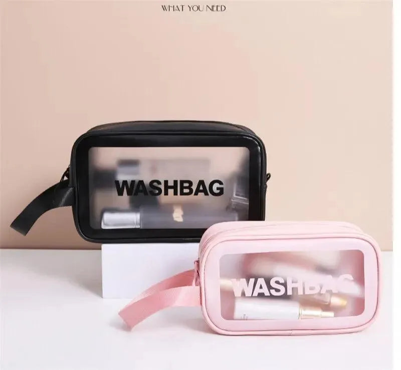 Bolsa de Viagem Portátil Feminina WasBag™ : Elegância Transparente e Proteç - Site compre mais