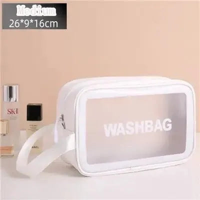 Bolsa de Viagem Portátil Feminina WasBag™ : Elegância Transparente e Proteç - Site compre mais