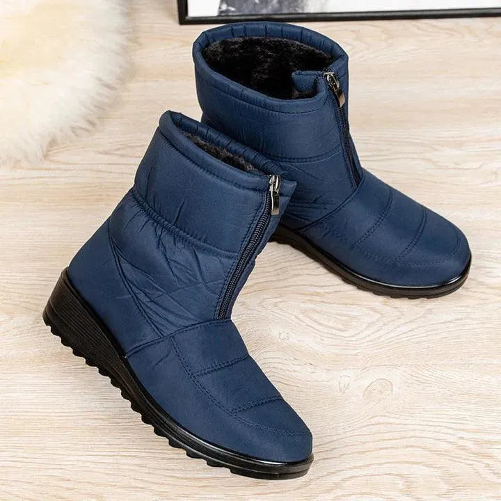 Bota Feminina de Inverno Aveludada Impermeável - CozyWarm - Site compre mais