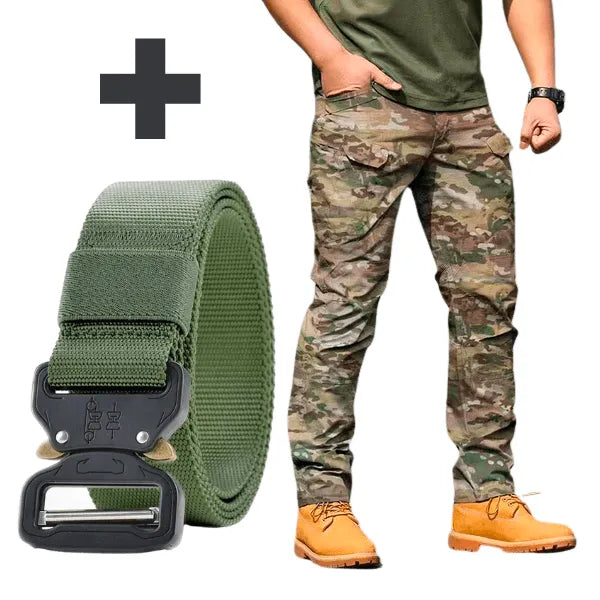 Calça Tática Militar Impermeável - Delta Force + Cinto - Site compre mais