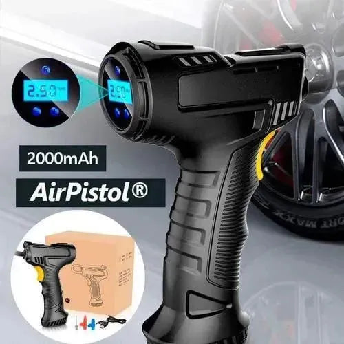 Calibrador de Pneus Digital + 3 Bicos Diferentes - AirPistol - Site compre mais