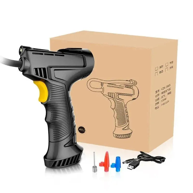 Calibrador de Pneus Digital + 3 Bicos Diferentes - AirPistol - Site compre mais