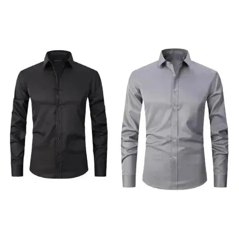 Camisa Social Milano Anti Amassado - Compre 1 Leve 2 - Site compre mais