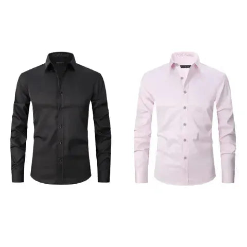 Camisa Social Milano Anti Amassado - Compre 1 Leve 2 - Site compre mais