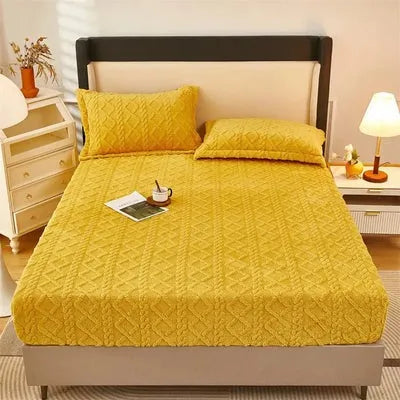 Capa de Colchão de Inverno Acolchoado Aveludado - Site compre mais