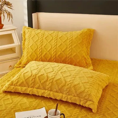 Capa de Colchão de Inverno Acolchoado Aveludado - Site compre mais