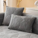 Capa de Sofá Aveludada Bordada Antiderrapante - CozyFit - Site compre mais