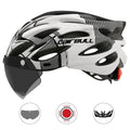 Capacete Ciclismo com Luz Traseira e Viseira Magnética Masculino/Feminino Cairbull - Site compre mais