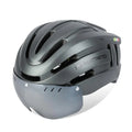 Capacete Ciclismo com Luz Traseira e Viseira Magnética Masculino/Feminino Promend - Site compre mais