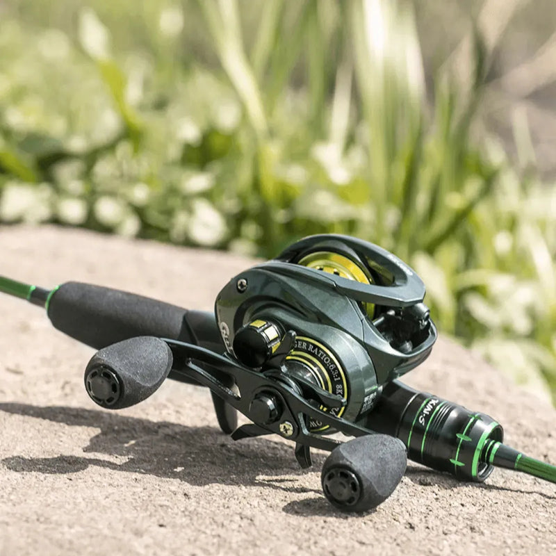 Carretilha de Pesca Anti Cabeleira 14 Rolamentos - Titan Pro - Site compre mais