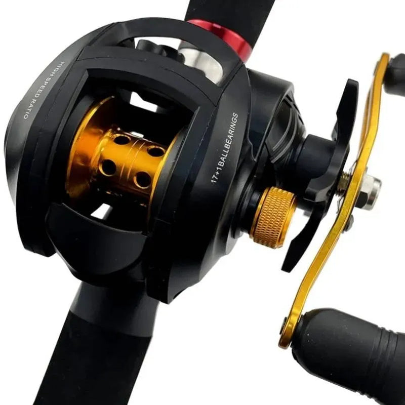 Carretilha de Pesca Ghotda GF2000 18 Rolamentos e Drag 8kg - Site compre mais