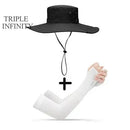 Chapéu de Pesca com Proteção UV + Manga Protetora - SunProtect - Site compre mais