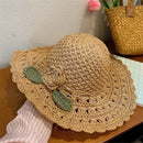 Chapéu de Verão Feminino de Crochê Floral - Site compre mais