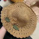 Chapéu de Verão Feminino de Crochê Floral - Site compre mais