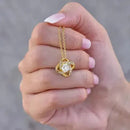 Colar de Prata 925 com Pingente de Rosa e Carta de Amor - LoveLetter - Site compre mais