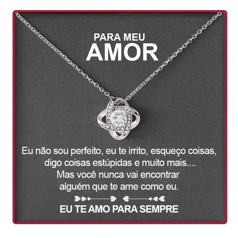 Colar de Prata 925 com Pingente de Rosa e Carta de Amor - LoveLetter - Site compre mais