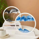 Decoração Ampulheta de Areia Movediça 3D.