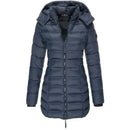 Jaqueta Feminina Puffer Longa com Capuz - WinterGlam - Site compre mais