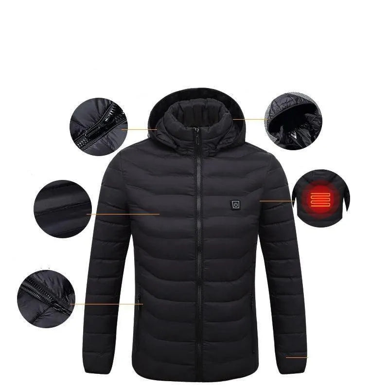 Jaqueta Masculina Puffer com Aquecimento Elétrico - PowerWarm - Site compre mais