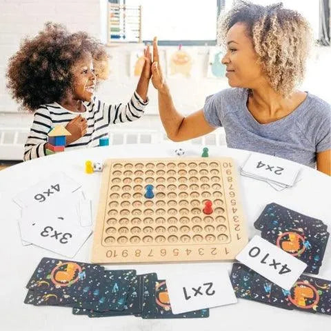 Jogo de Tabuleiro de Multiplicação para Crianças - Site compre mais