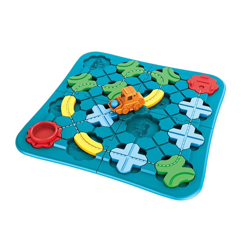 Jogo Montessori de Desafios Lógicos com Carrinho - SmartPlay - Site compre mais