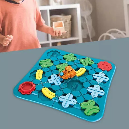 Jogo Montessori de Desafios Lógicos com Carrinho - SmartPlay - Site compre mais