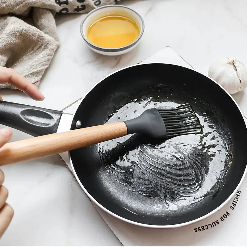 Kit 11 Utensílios de Cozinha em Silicone Minimalista.