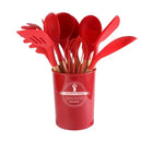 Kit 11 Utensílios de Cozinha em Silicone Minimalista.