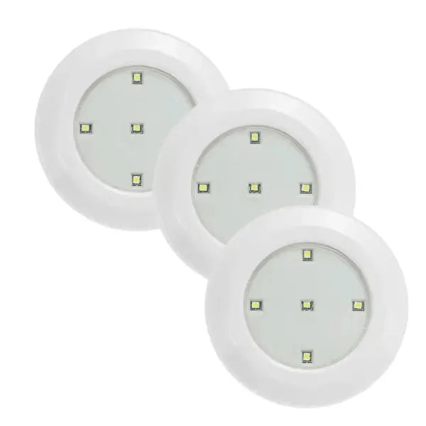 Kit 3 Luminárias de Led Inteligentes com Controle Remoto - Site compre mais