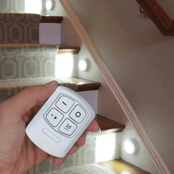 Kit 3 Luminárias de Led Inteligentes com Controle Remoto - Site compre mais