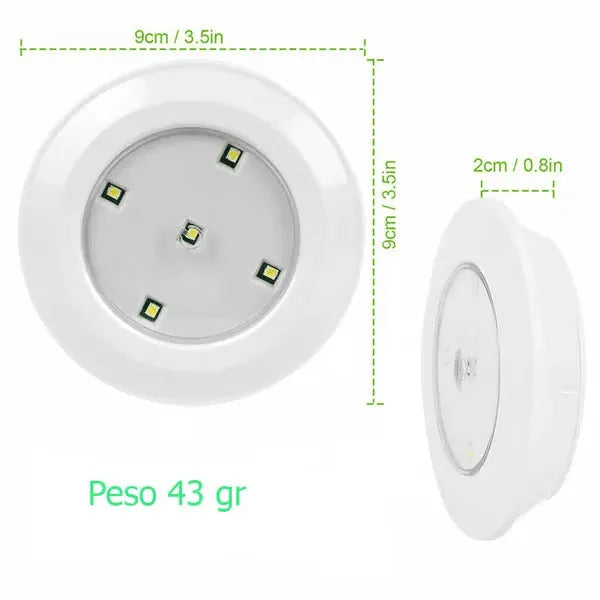 Kit 3 Luminárias de Led Inteligentes com Controle Remoto - Site compre mais