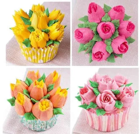 Kit Bicos de Confeitaria Formas de Flores - Site compre mais