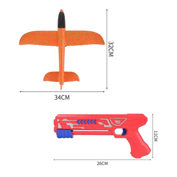 Kit Completo Lançador de Avião + Avião AeroSpeed - Site compre mais