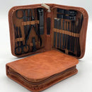 Kit de Manicure Masculino Profissional em Aço inoxidável.