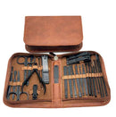 Kit de Manicure Masculino Profissional em Aço inoxidável.