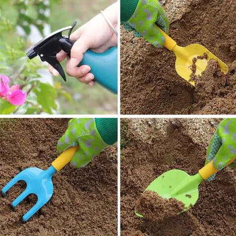 Kit Ferramentas de Jardinagem para Crianças - Site compre mais