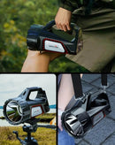 Lanterna Recarregável Energia Solar com Powerbank Embutido.