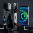 Lanterna Recarregável Energia Solar com Powerbank Embutido.