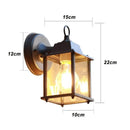 Luminária Arandela de Parede Retro Resistente à Água.